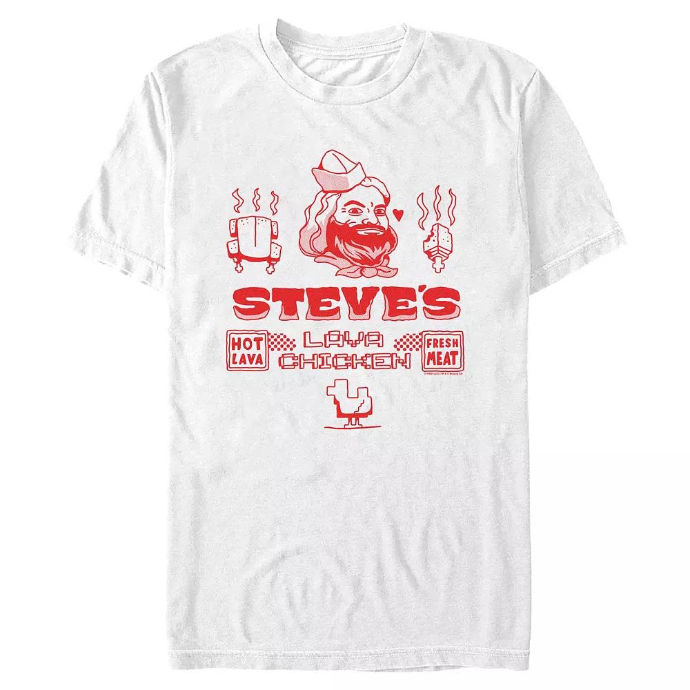 Big & Tall Minecraft Movie Steve's Lava Chicken Graphic Tee, Men's,  Product Image