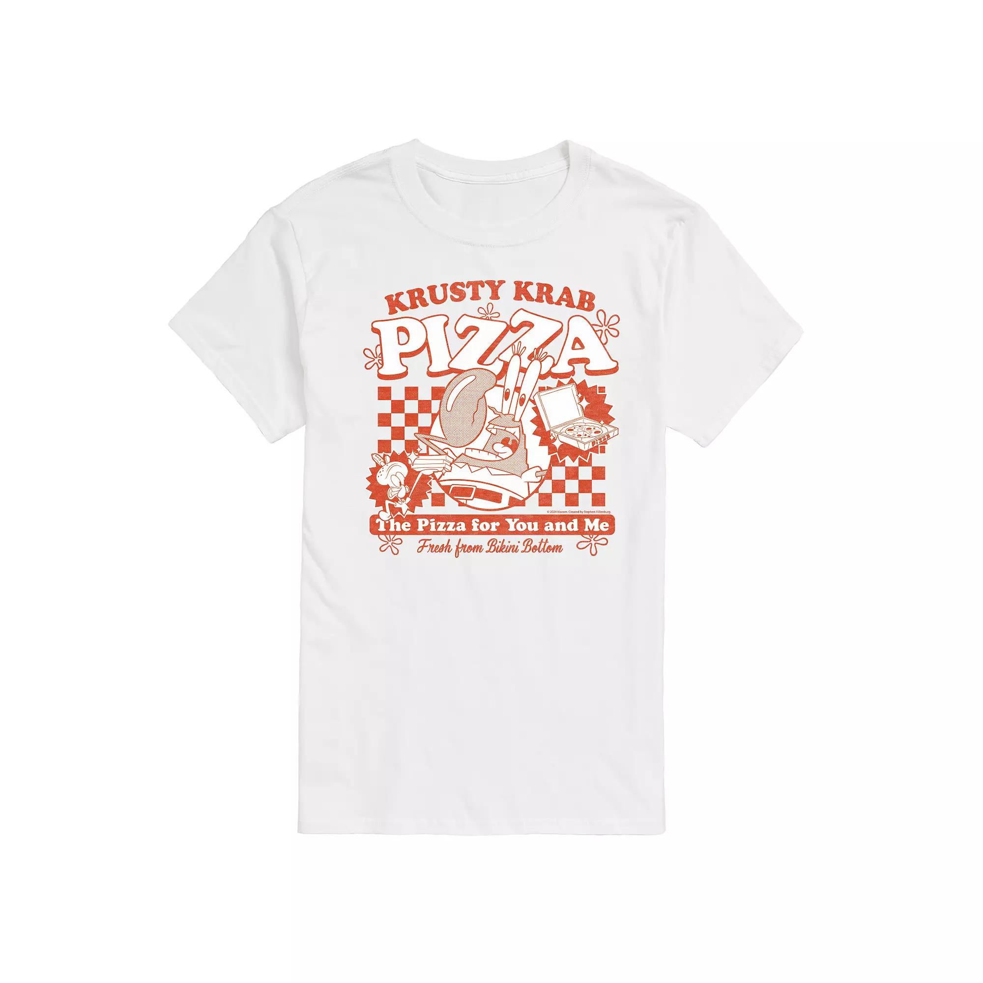 Men's SpongeBob SquarePants Krusty Krab Pizza Graphic Tee,  Product Image