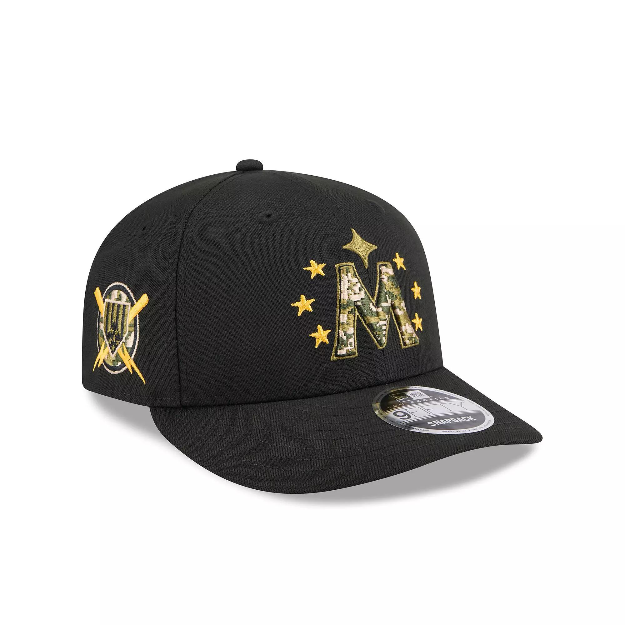 Men's New Era Black Houston Astros 2024 Armed Forces Day Low Profile 59FIFTY Fitted Hat,  Product Image