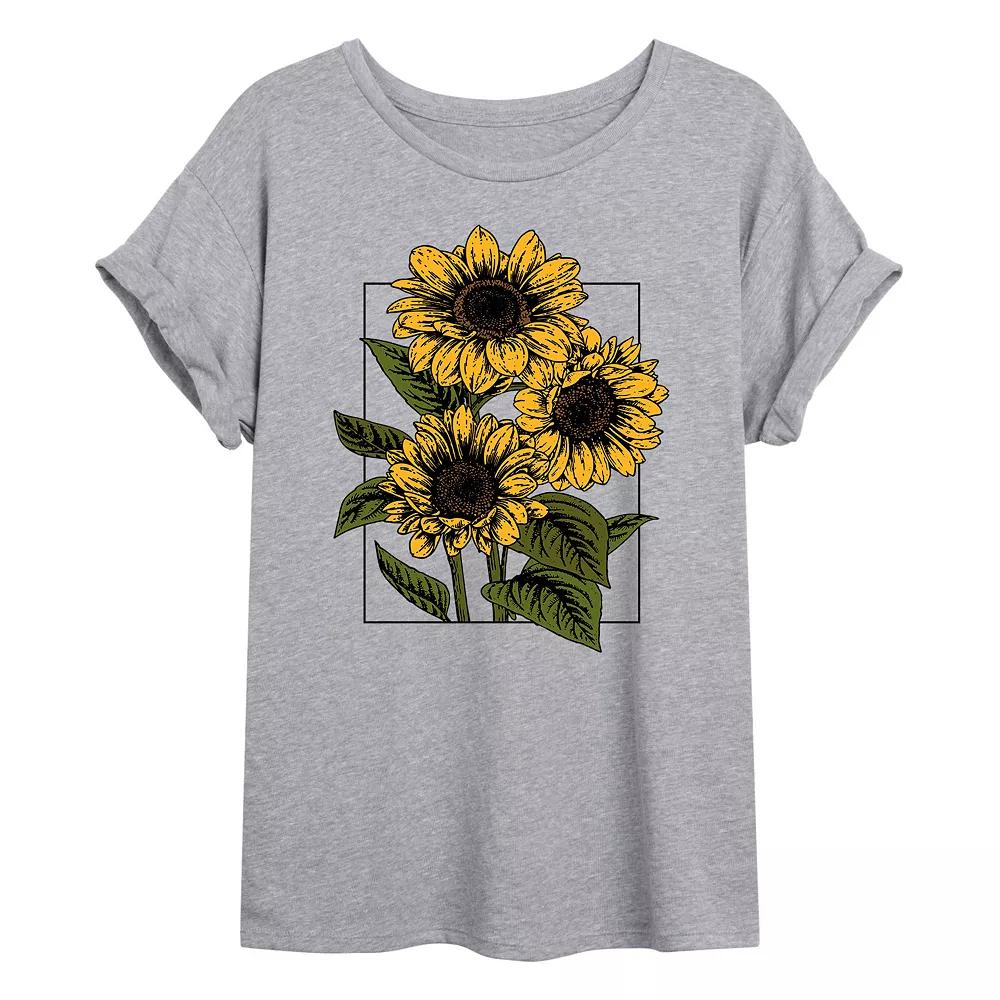 Juniors' Vintage Sunflowers Over Product Image