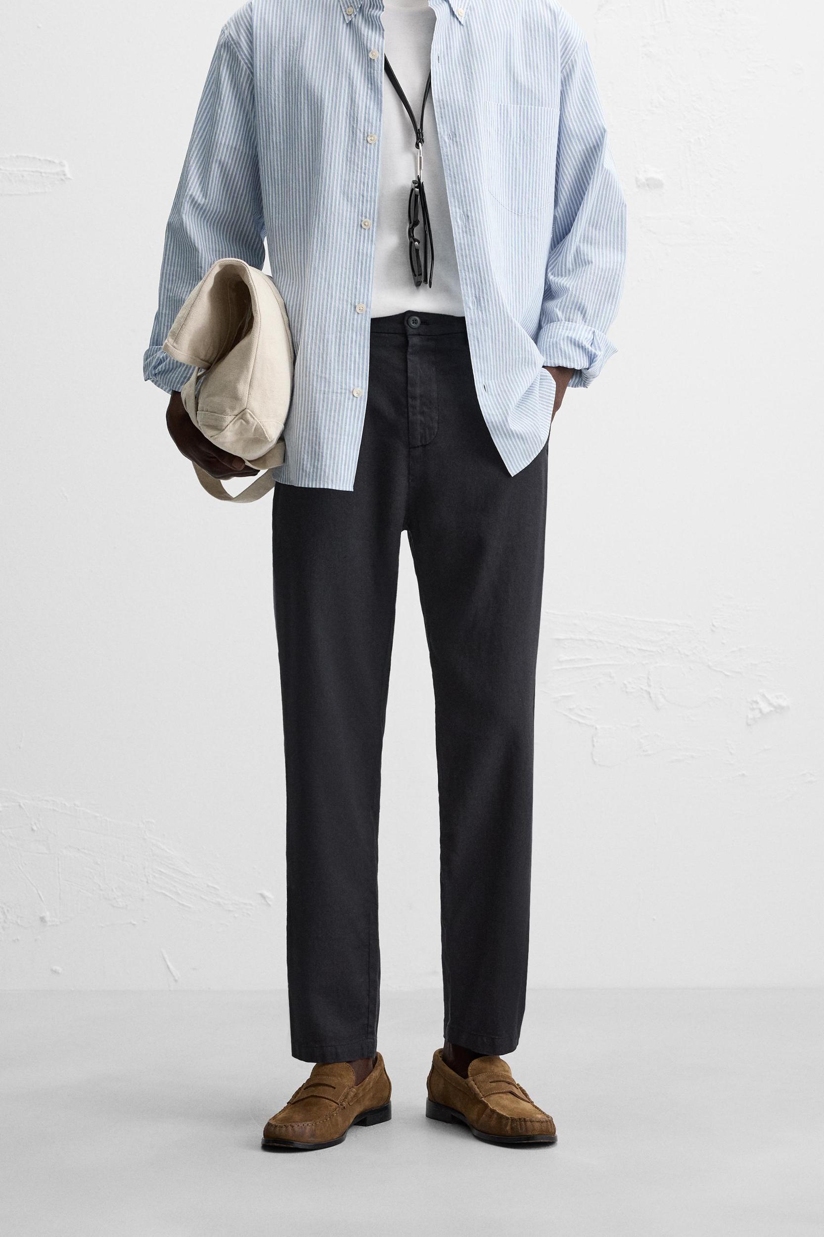 LINEN - COTTON PANTS Product Image