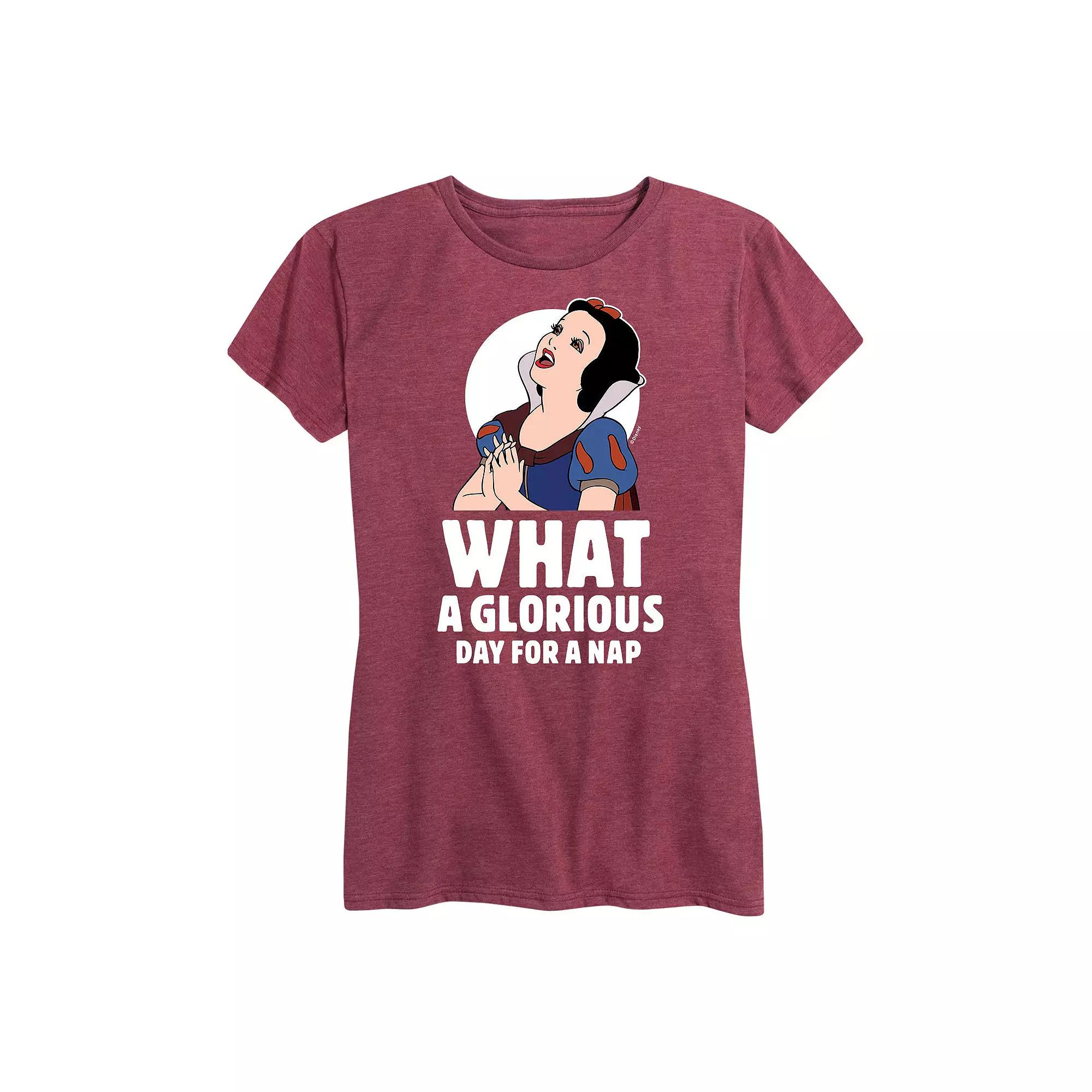 Disney Princess Snow White Women's Nap Graphic Tee, Girl's,  Product Image