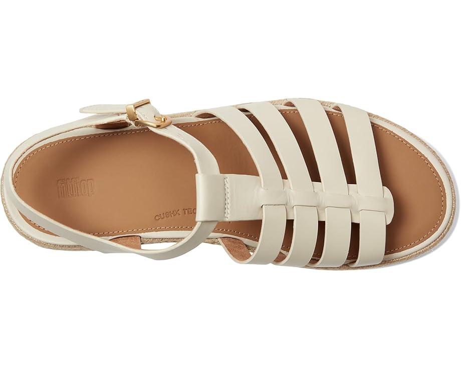 Platfforms Leather/Cork Heeled Ankle-Strap Sandals Product Image