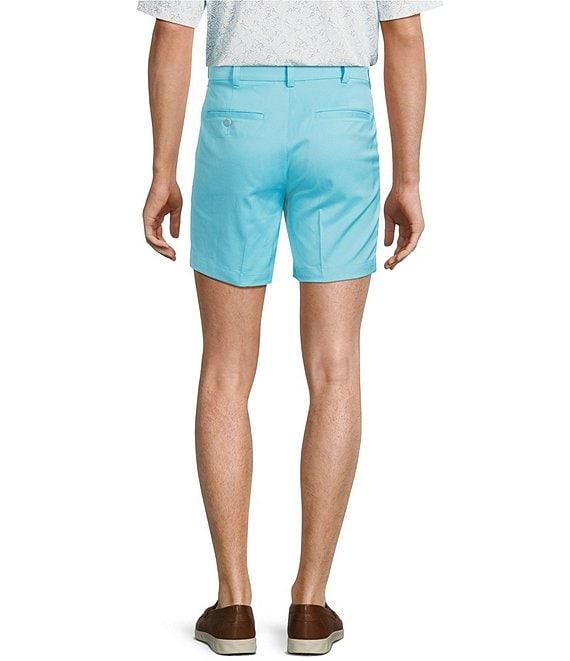 Roundtree & Yorke The Fairway Seasonal 7#double; Flat Front Performance Shorts Product Image