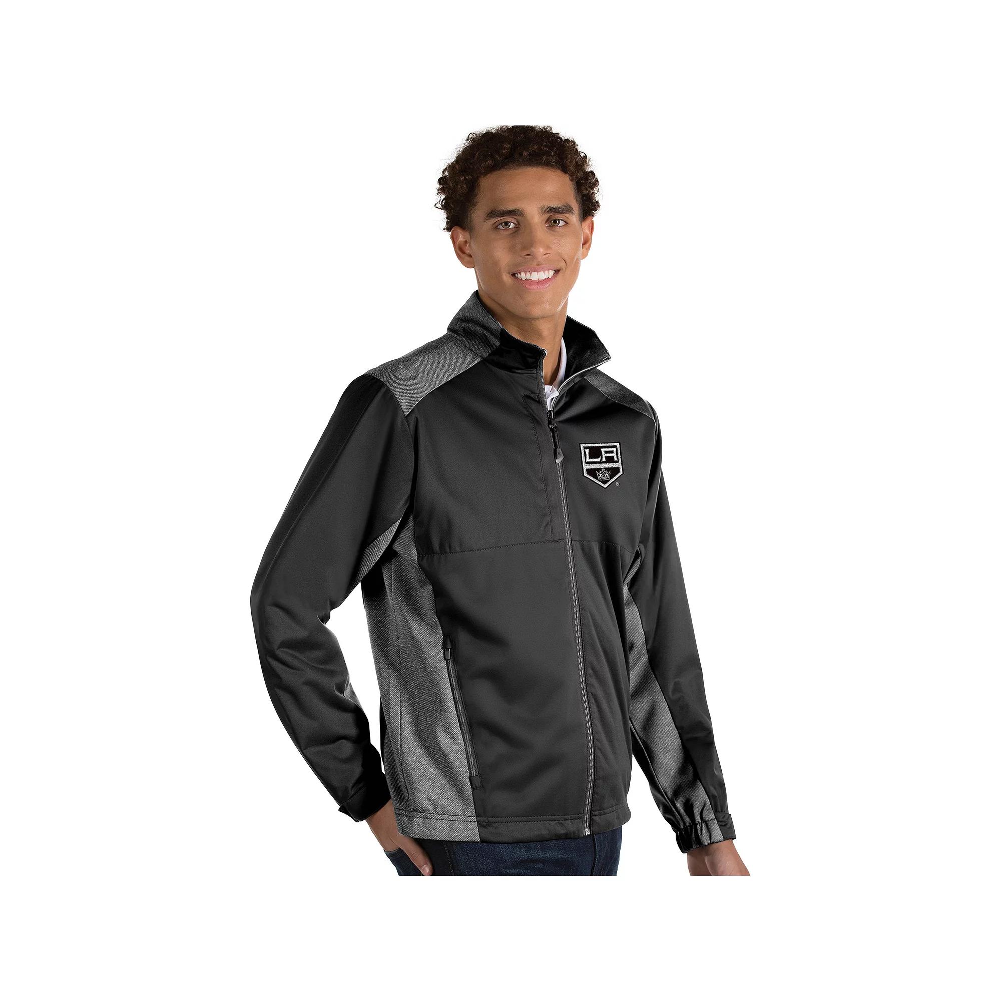 Antigua Men's Revolve Los Angeles Kings Full Zip Jacket, Size: Small, Kgs Black Product Image
