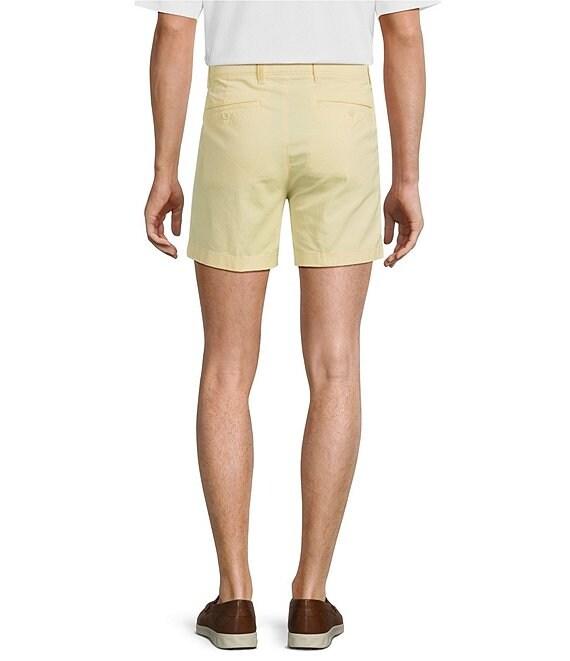 Roundtree & Yorke The Cloud Short 5#double; Straight Fit Flat Front Stretch Washed Chino Shorts Product Image