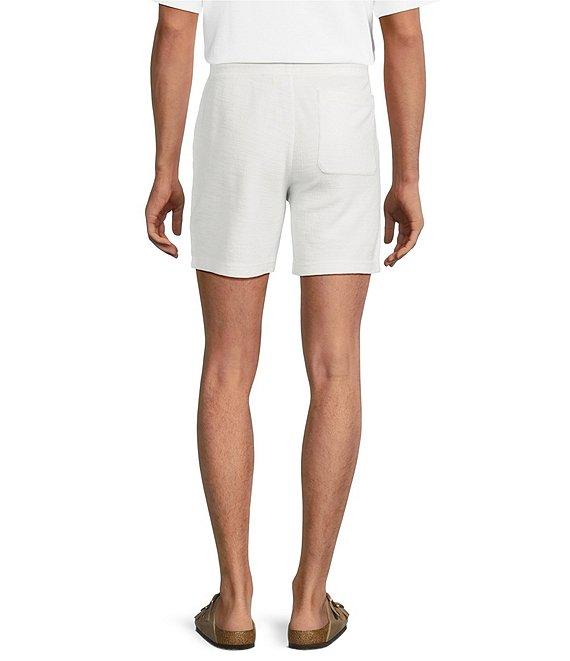 Rowm Flat Front Solid 7#double; Inseam Texture Shorts Product Image