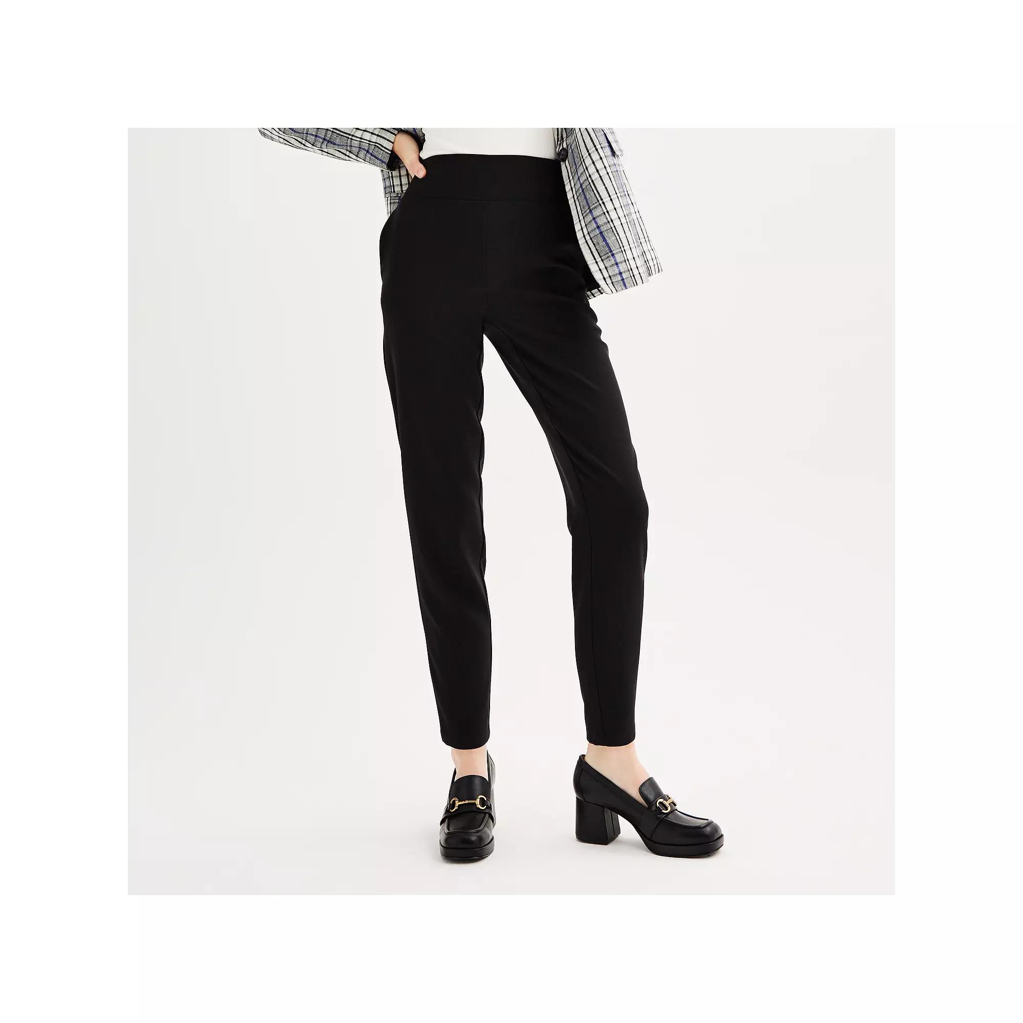 Petite Nine West Pull-On Ankle Pants, Women's,  Product Image