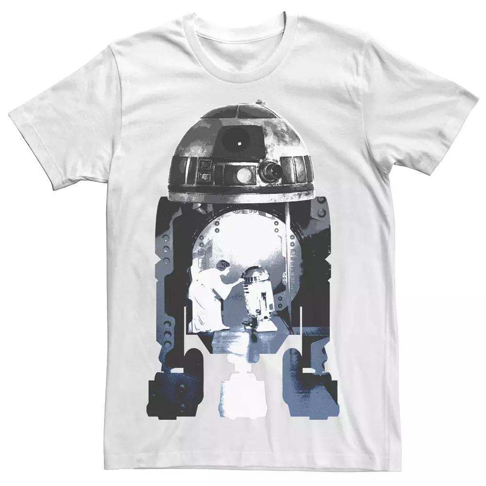Men's A New Hope Ep4 R2D2 Collage Tee,  Product Image