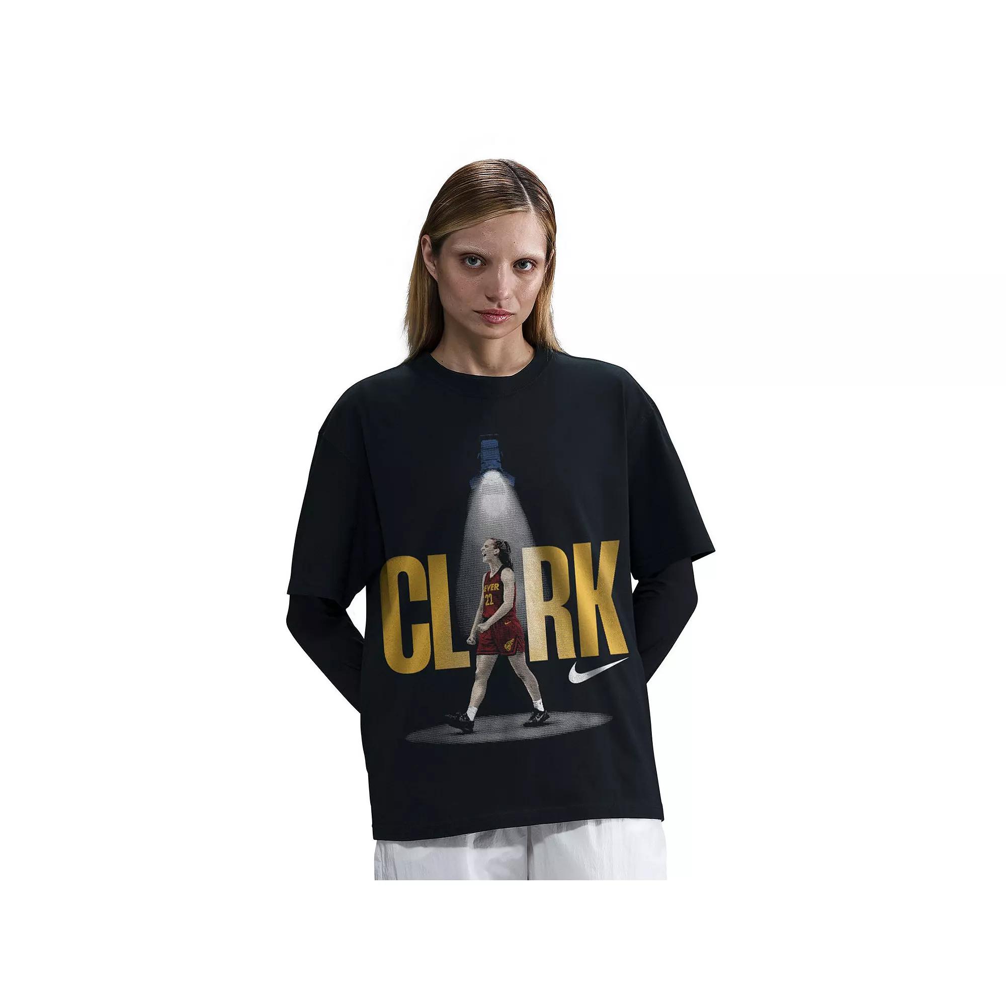 Nike Womens Caitlin Clark Nike Caitlin Clark So Win Basketball T-Shirt - Womens Black/Black Product Image