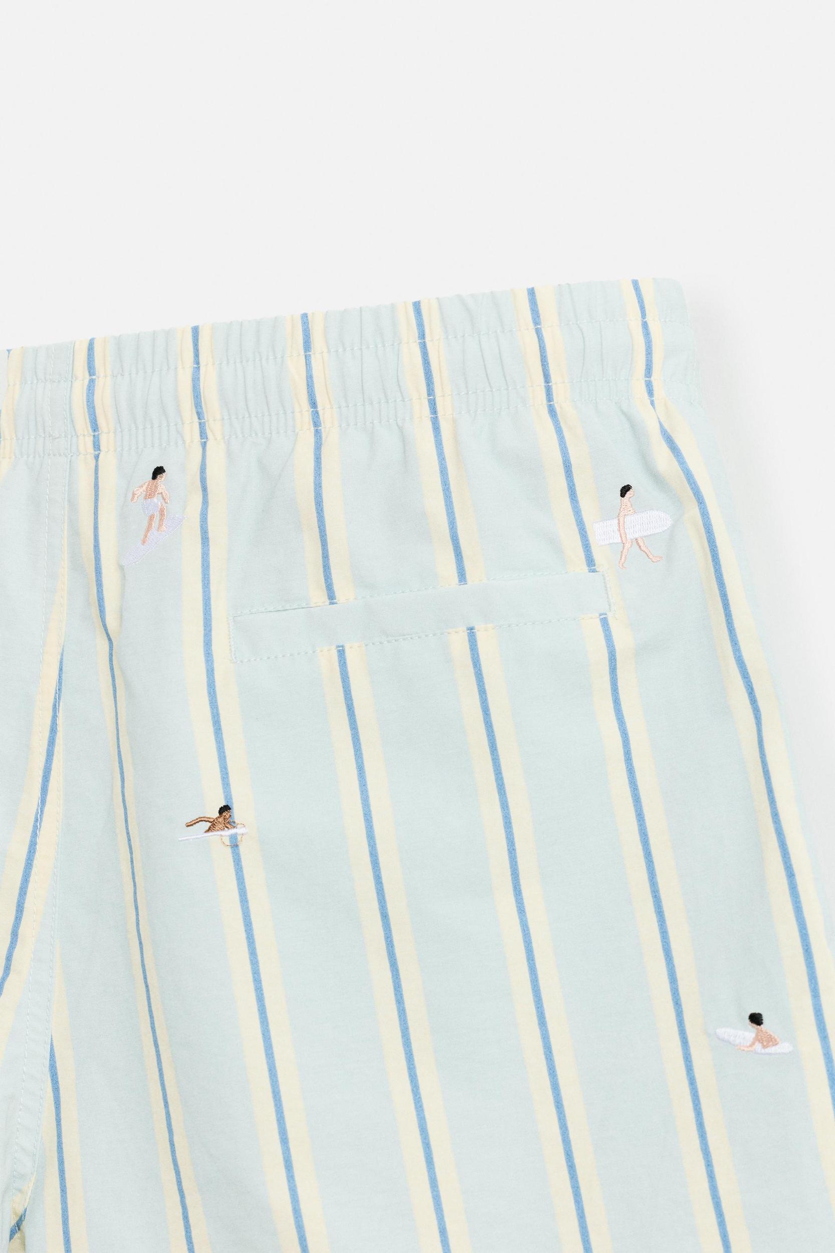 EMBROIDERED MID-LENGTH SWIMSUIT Product Image