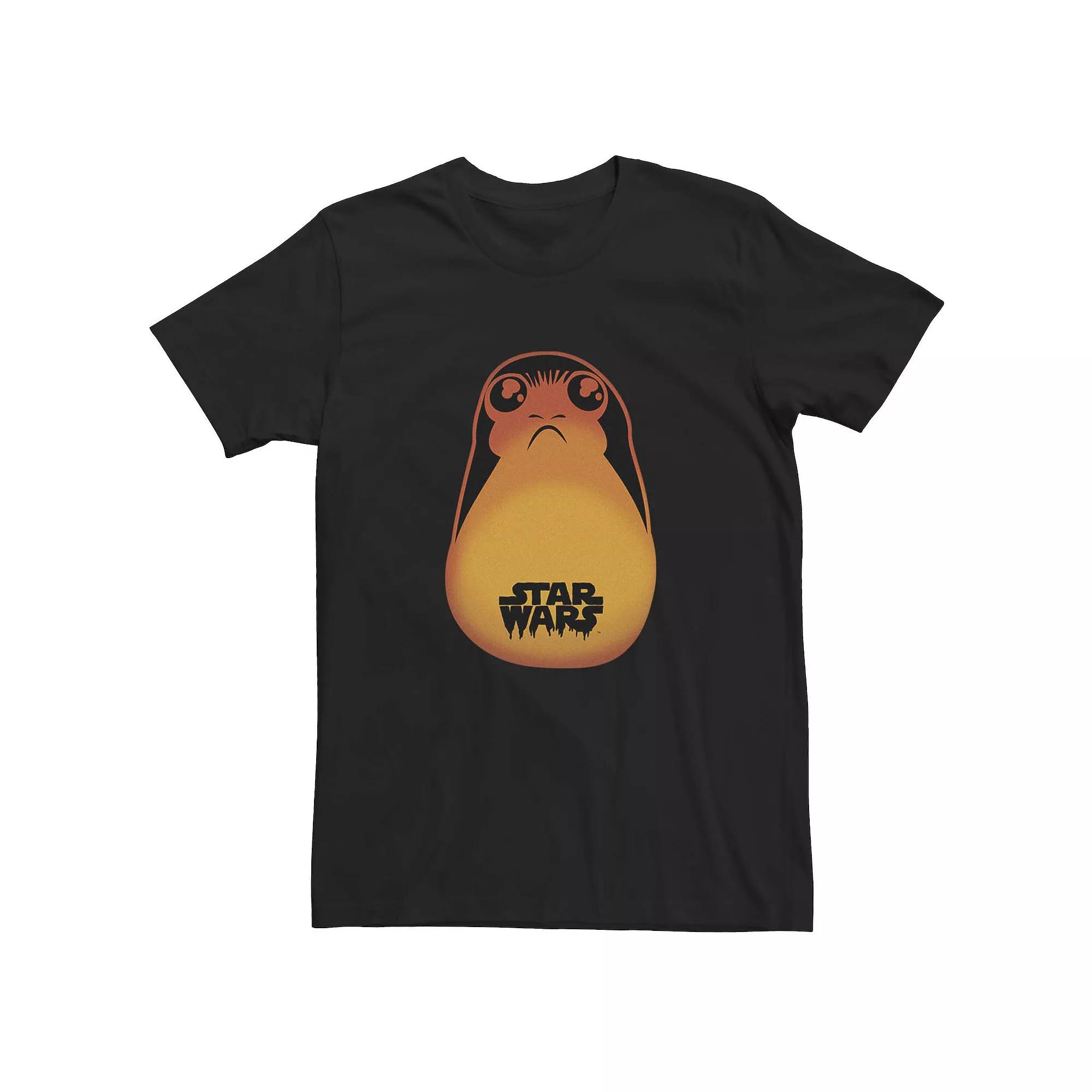 Men's Star Wars Porg Tee, Size: Medium, Black Product Image