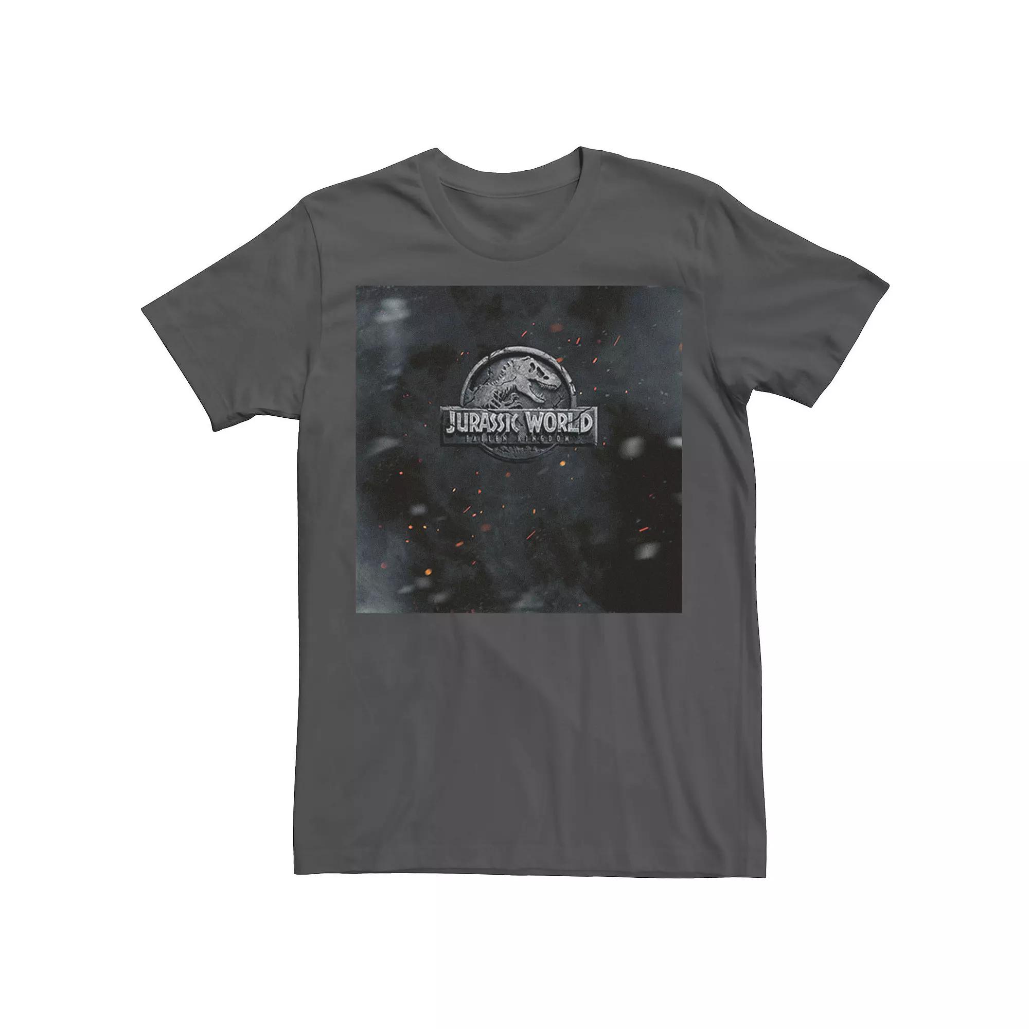 Men's Jurassic World Two Fallen Kingdom Movie Poster Tee,  Product Image