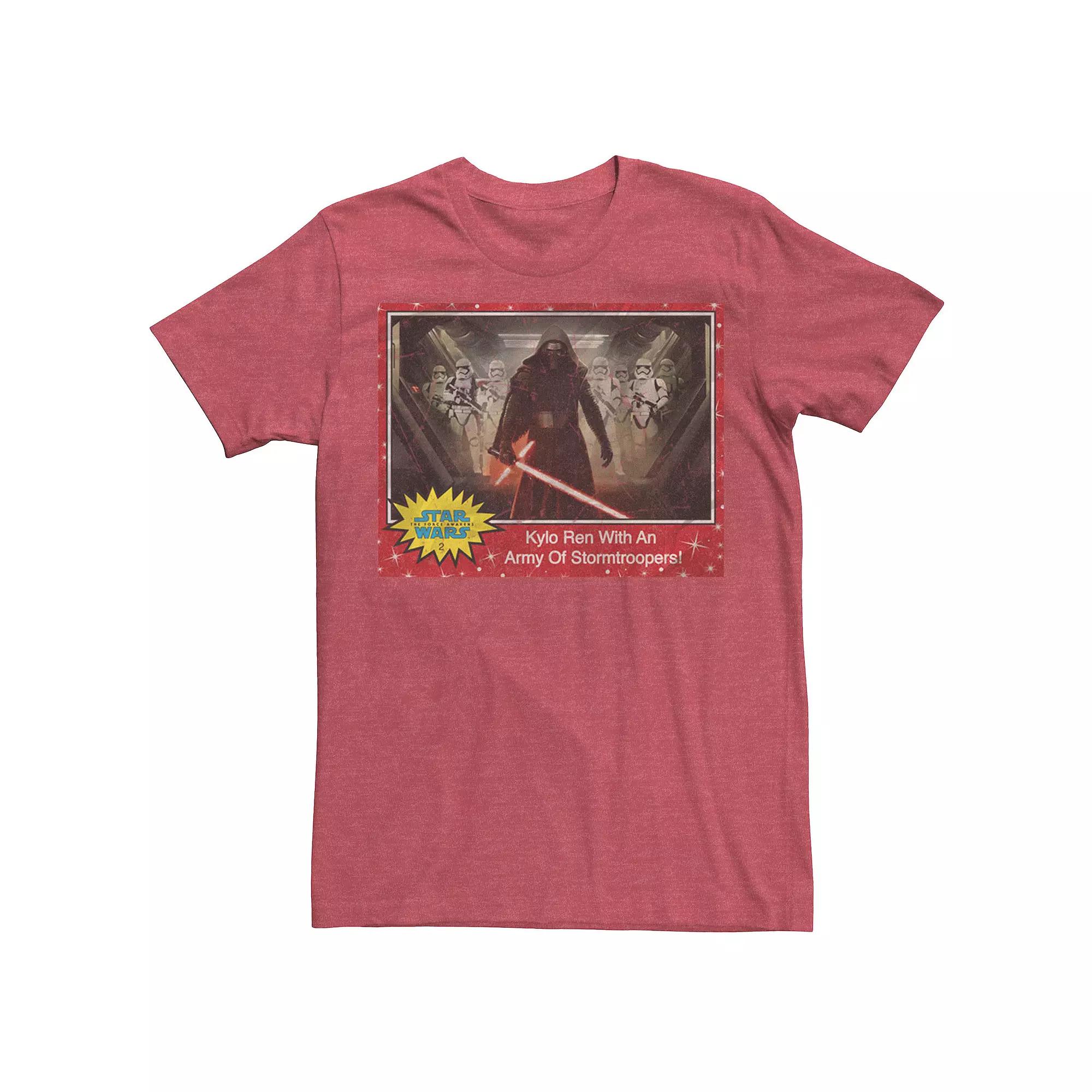 Men's Star Wars Kylo Ren And Army Of Stormtroopers Poster Tee,  Product Image