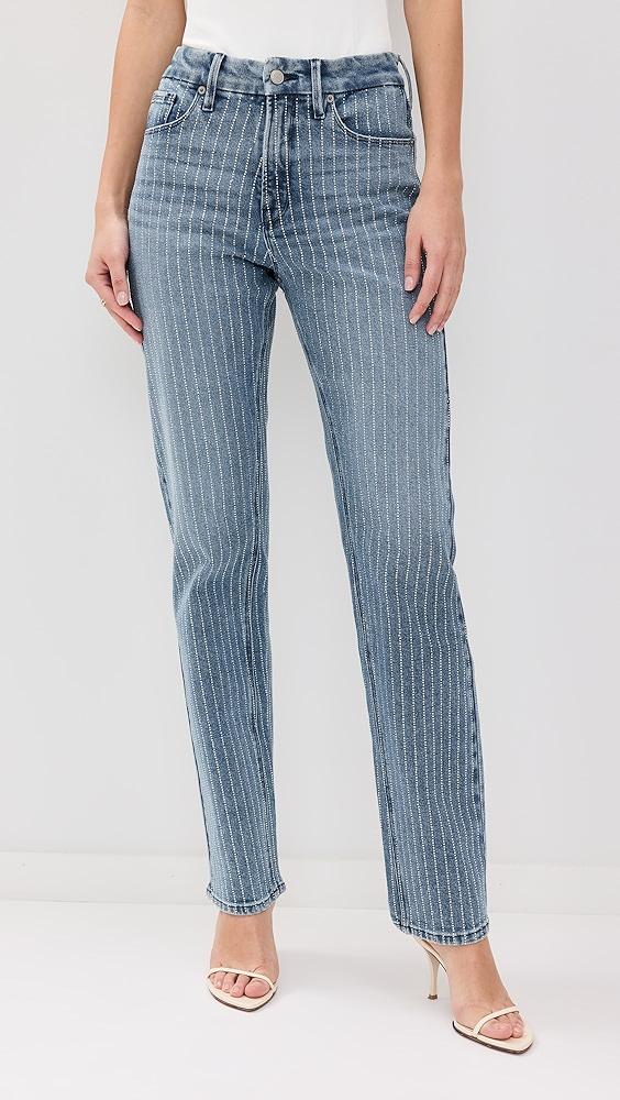 Good American Good Icon Rhinestone Jeans | Shopbop Product Image