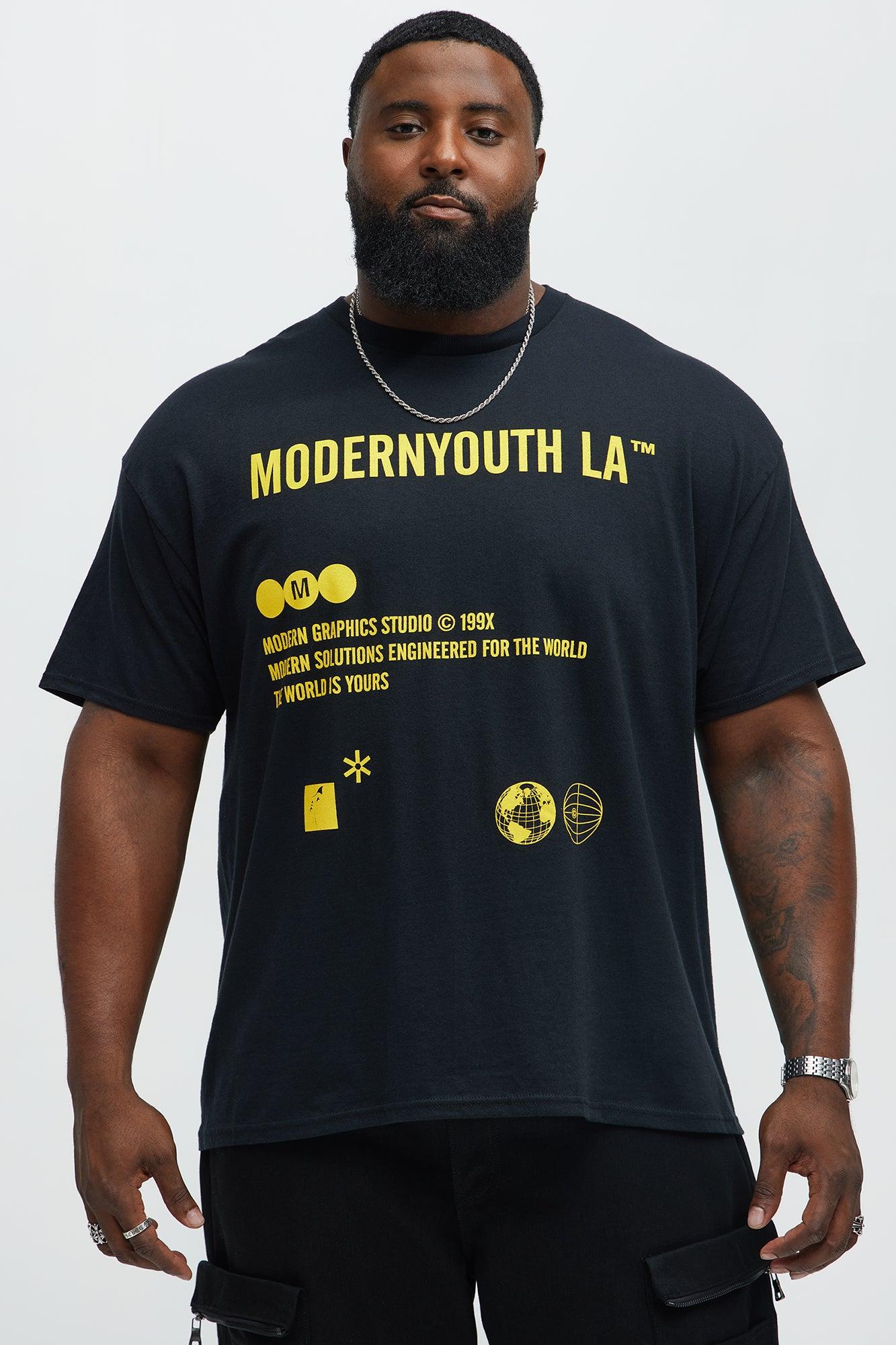 ModernYouth LA Short Sleeve Tee - Black Male Product Image