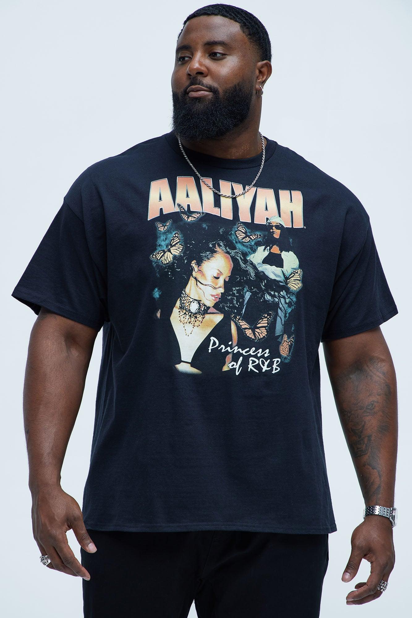 Aaliyah Share My World Tour Short Sleeve Tee - Black Product Image