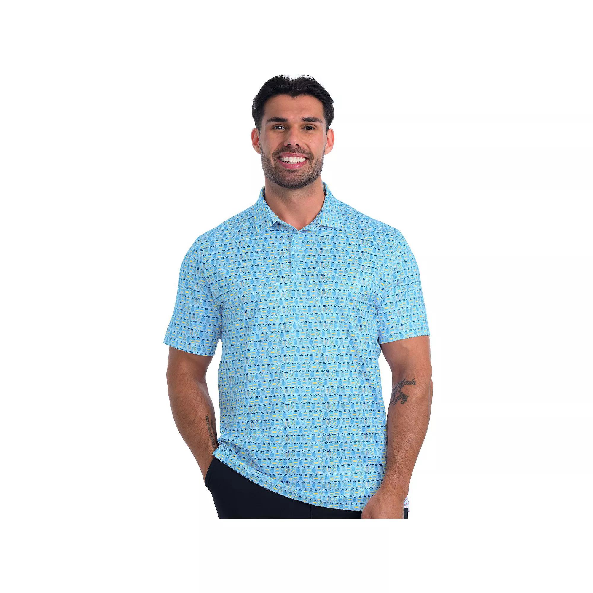Men's Antigua Crowns Polo, Size: Medium, Blue Breeze Product Image