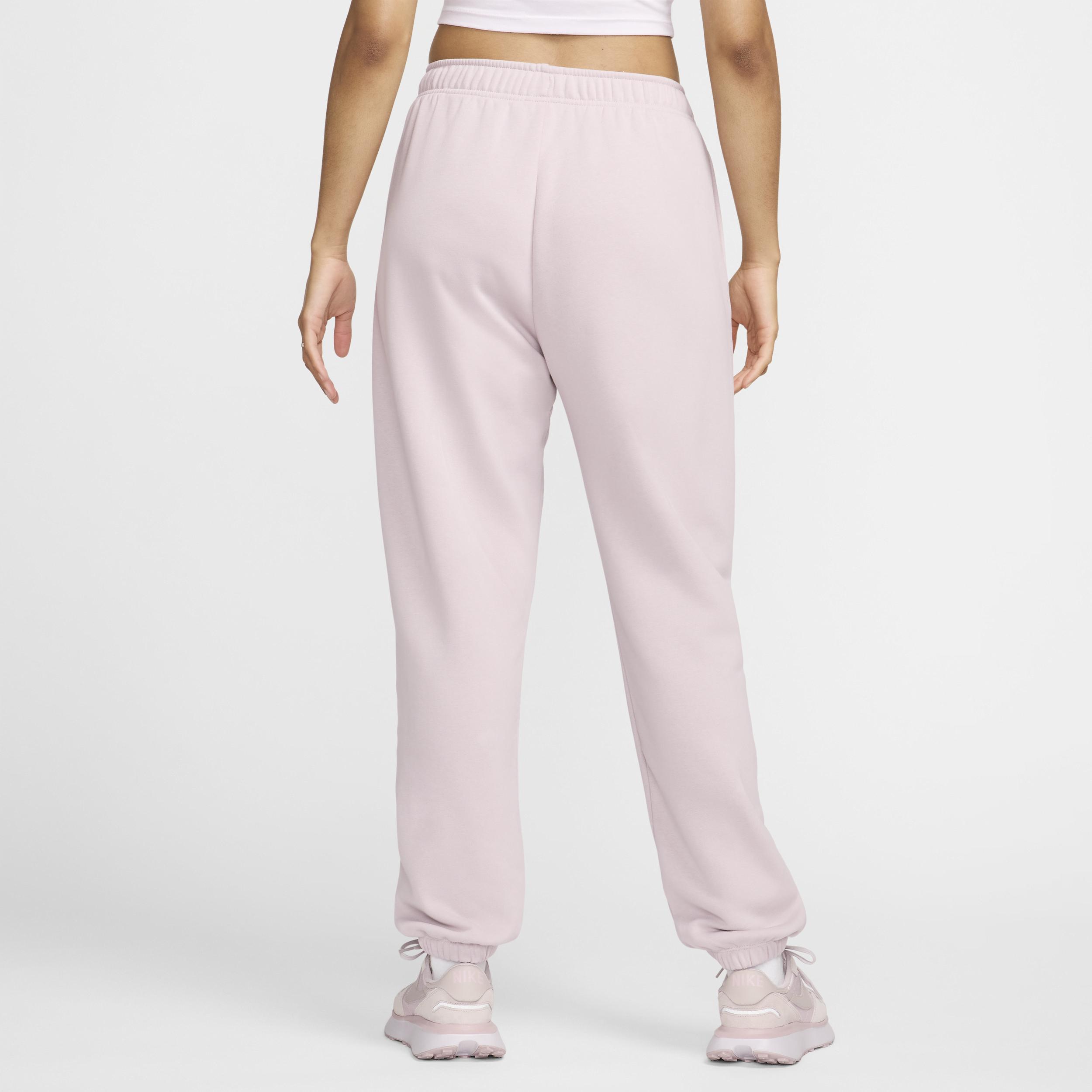 Womens Nike Sportswear Club Fleece Mid-Rise Oversized Sweatpants Product Image