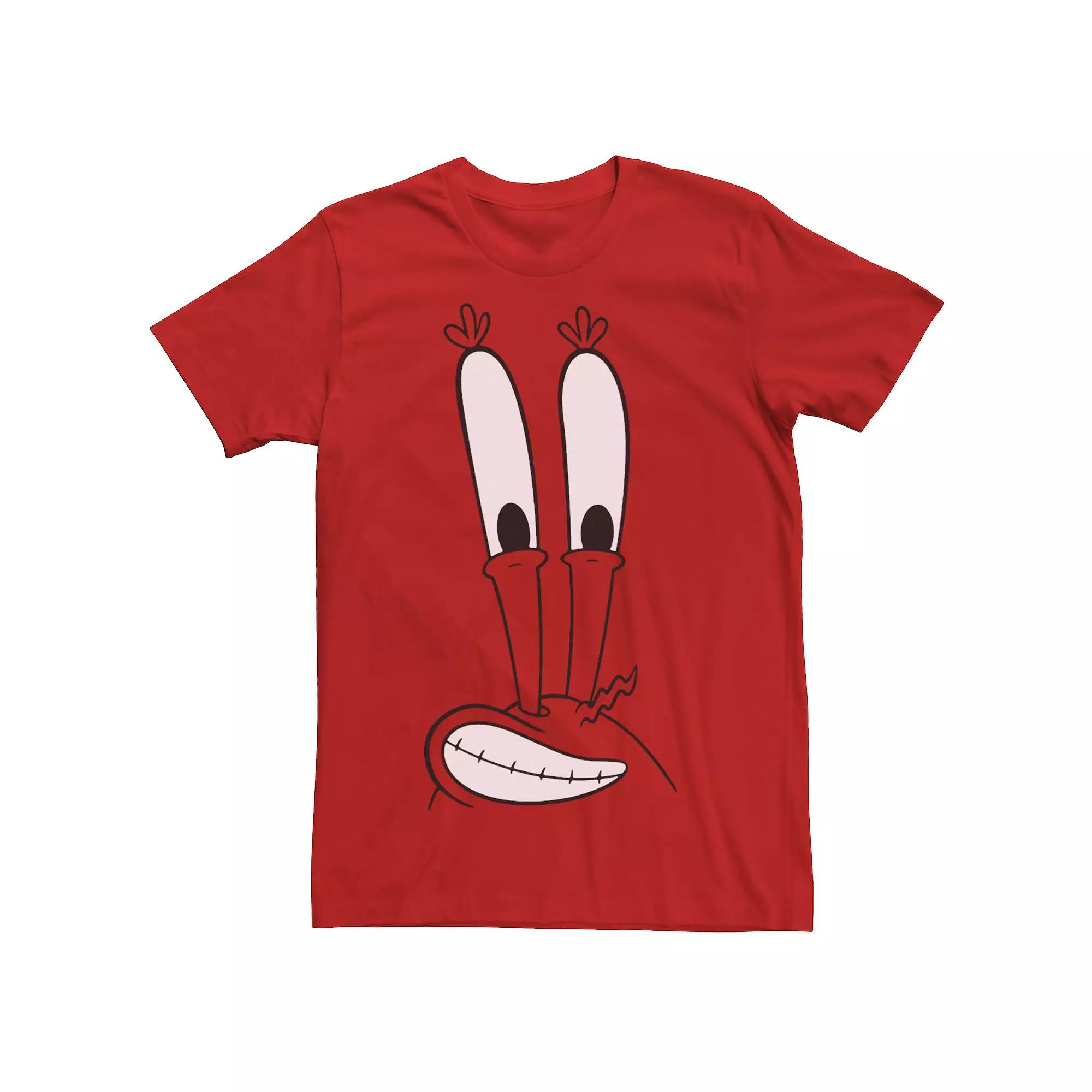 Men's Nickelodeon SpongeBob SquarePants Mr. Krabs Big Face Tee,  Product Image