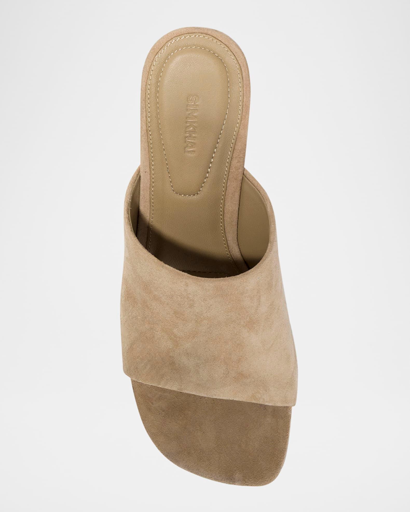 Shadow Suede Mule Sandals  Product Image