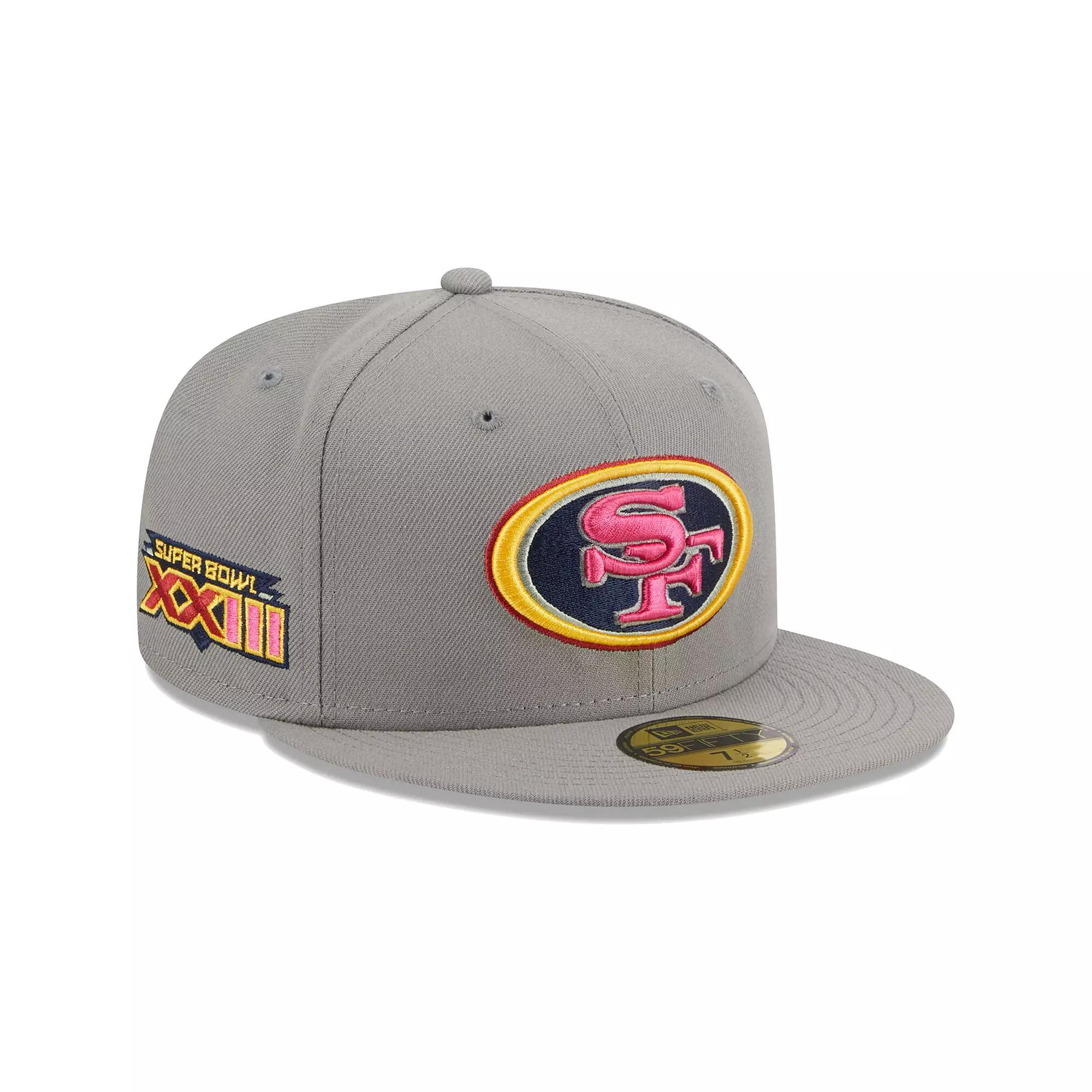 Men's New Era Gray San Francisco 49ers Color Pack 59FIFTY Fitted Hat,  Product Image