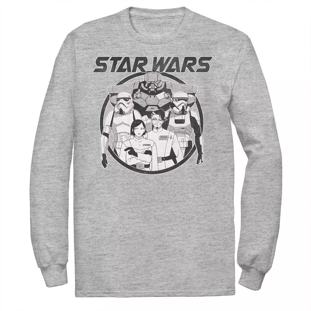 Men's Star Wars Visions Dark Side Poster Graphic Tee, Size: XL, Athletic Grey Product Image