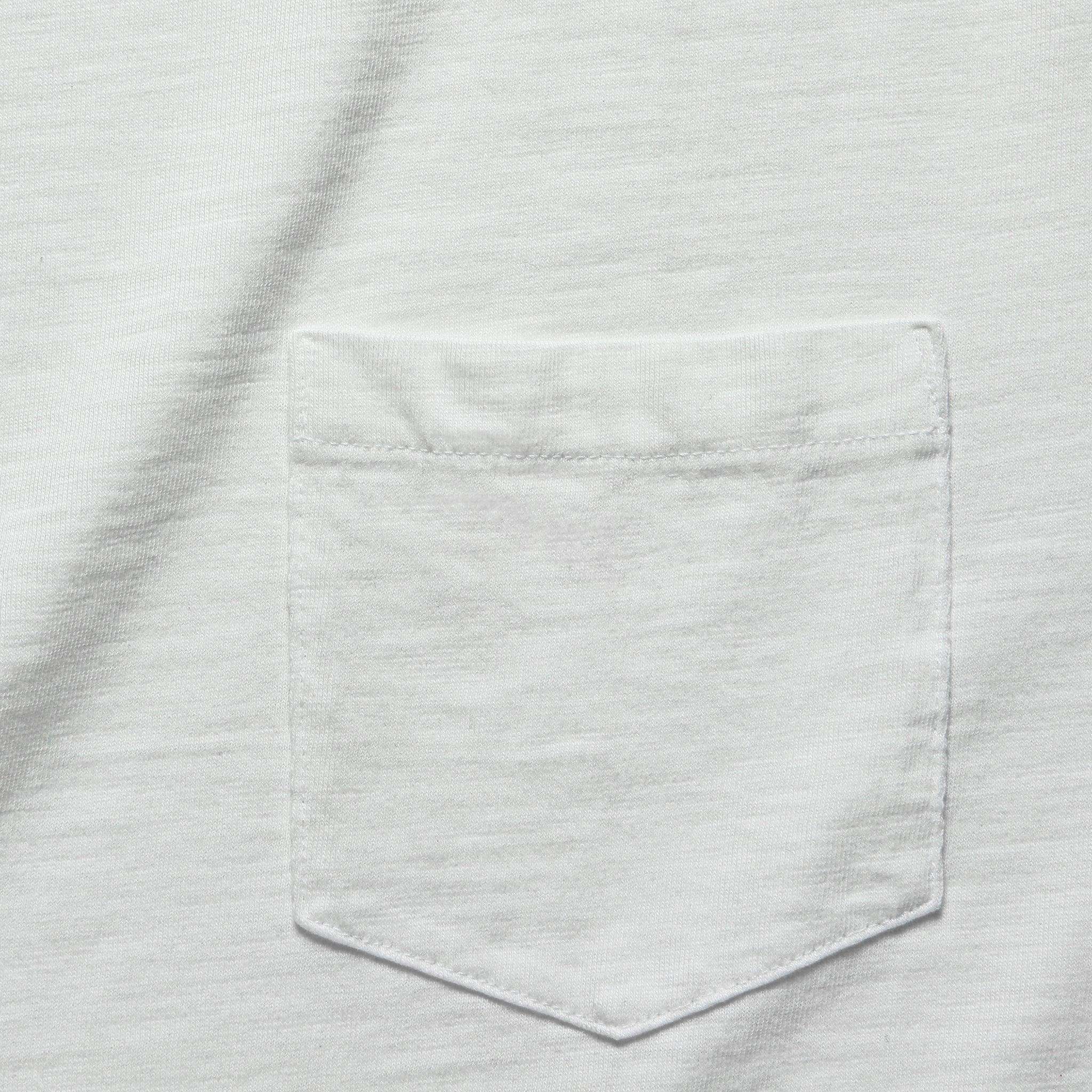 Garment Dyed Pocket Tee - White Product Image