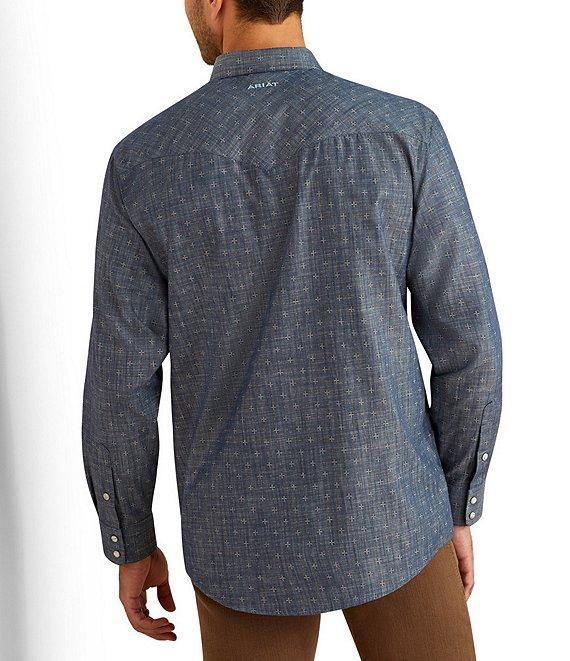 Ariat Classic Fit Fenix Long Sleeve Patterned Woven Shirt Product Image