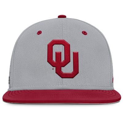 Oklahoma Sooners Dugout True Menâs Nike Men's Dri-FIT College Fitted Hat Product Image