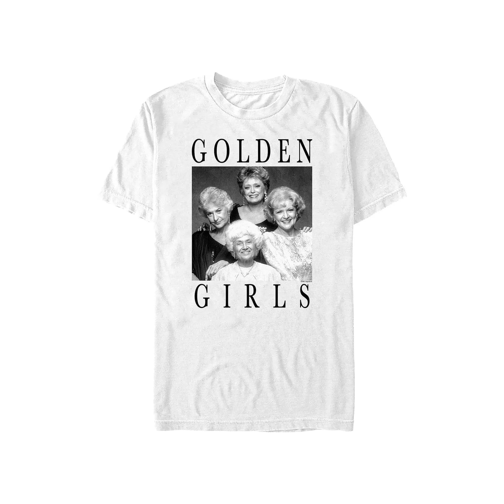Men's Golden Girls Fashion Graphic Tee, Size: Large, White Product Image