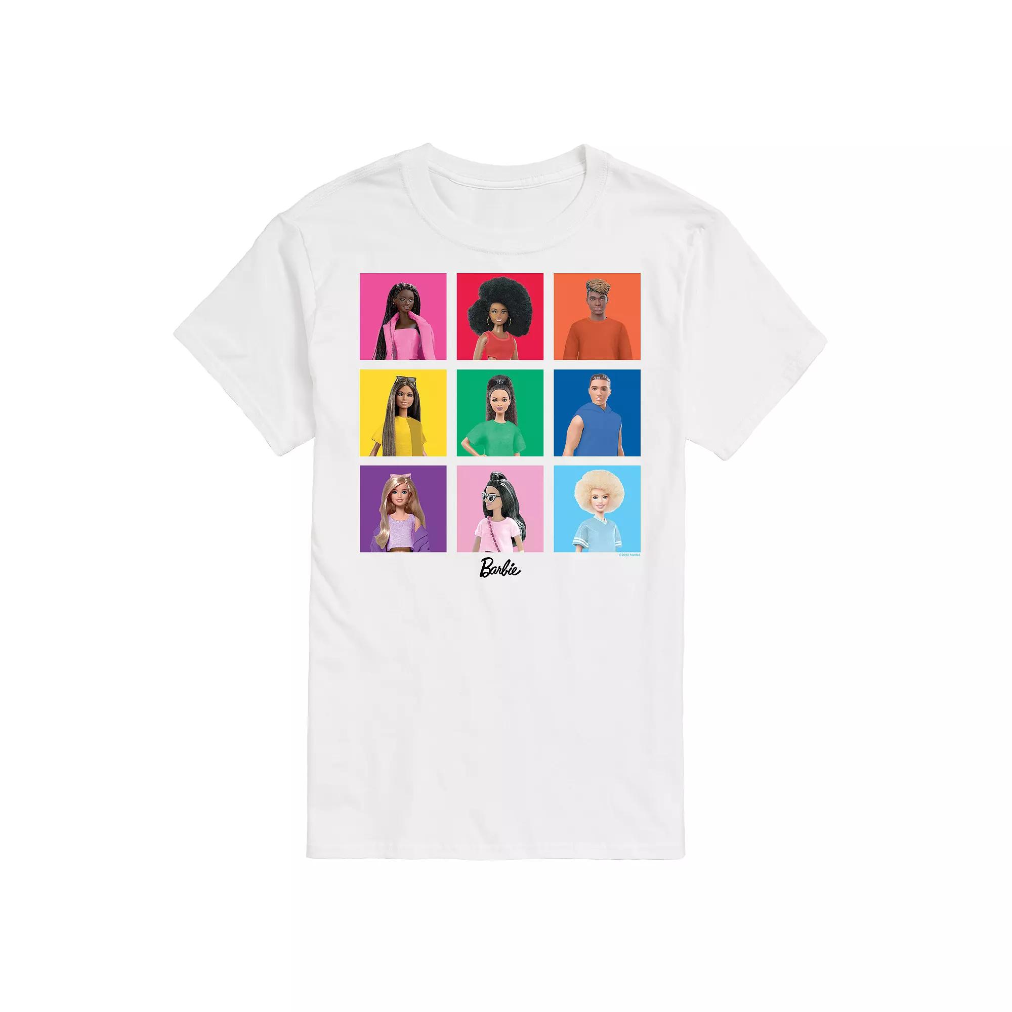 Big & Tall Barbie® Bride Pride Squares Graphic Tee, Men's,  Product Image