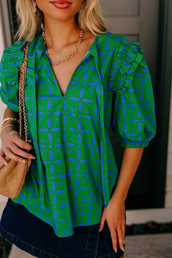 Polished Perfection Floral Top Product Image