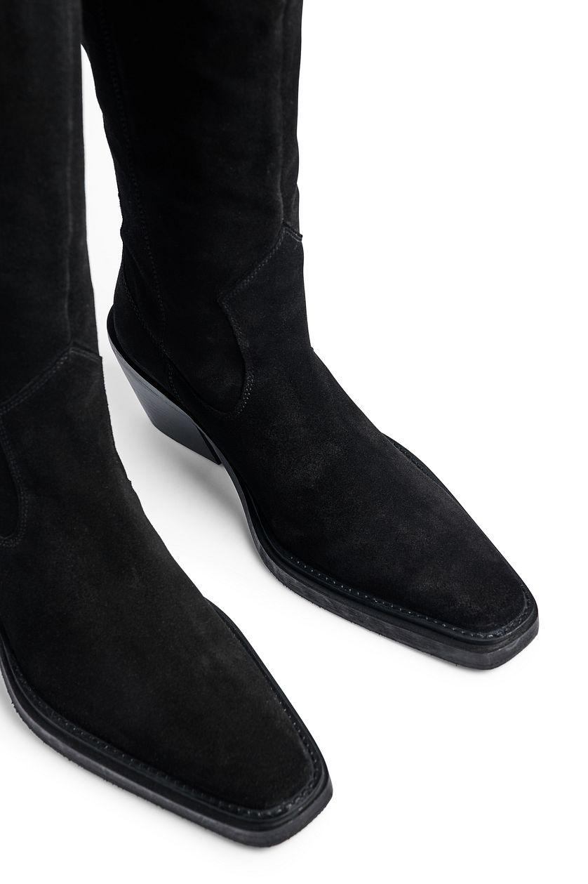 Suede Cowboy Boots Product Image