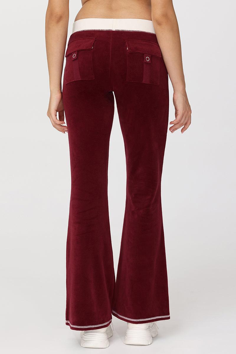 Sweetheart Cotton Velour Track Pants Product Image