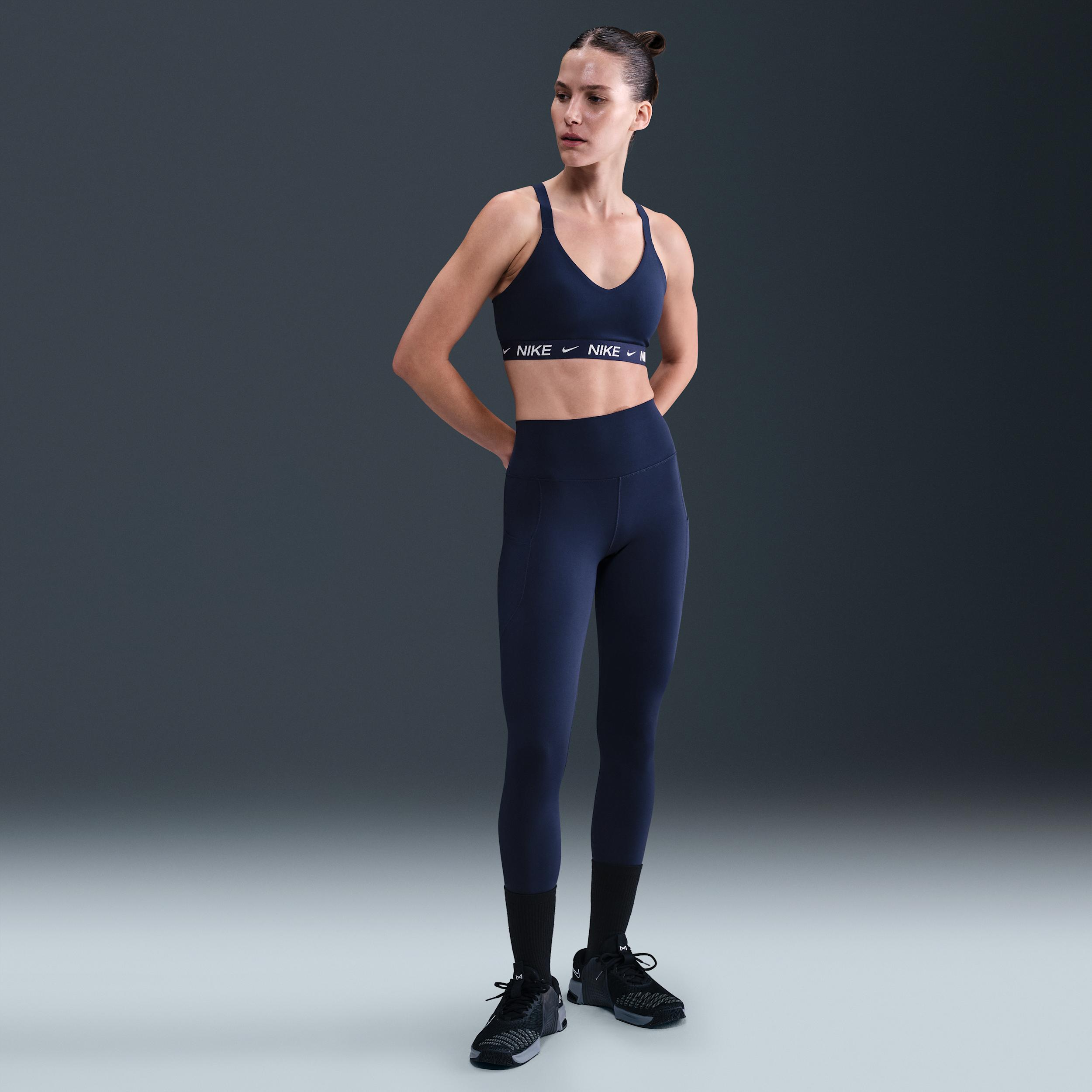 Nike Womens Indy Medium Support Padded Adjustable Sports Bra | FD1065-410 Product Image