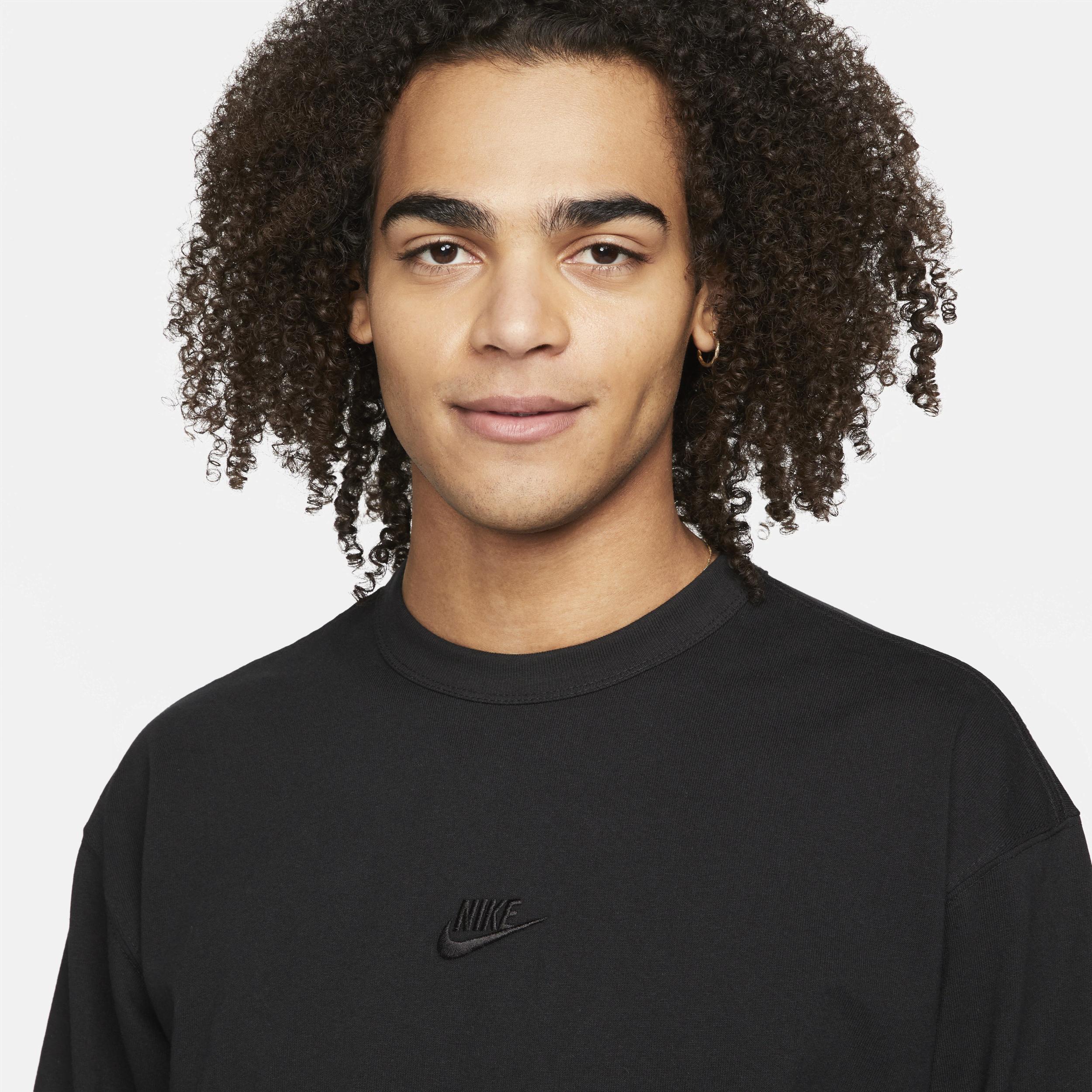 Mens Nike Sportswear Premium Essentials Long-Sleeve T-Shirt | DO7390-010 Product Image