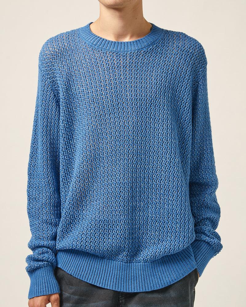 Marled Crewneck - Blue Product Image