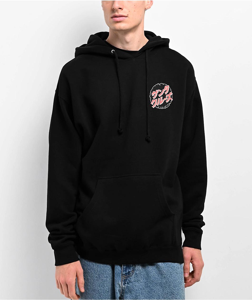 Santa Cruz x Godzilla Destroyer Black Hoodie Product Image
