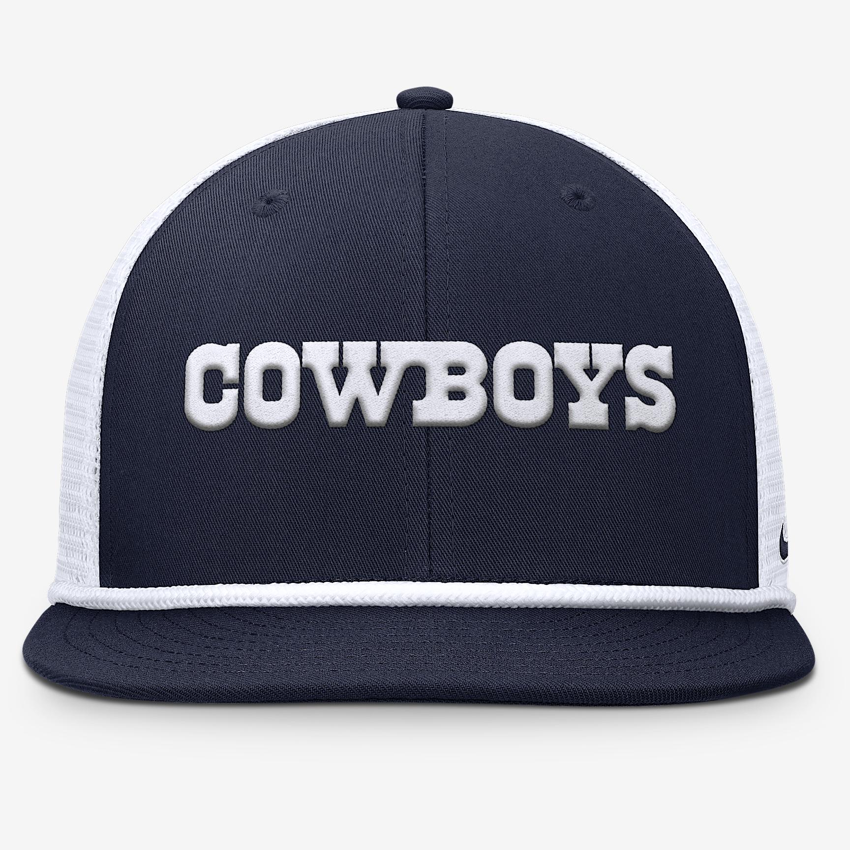 Dallas Cowboys Pro Men's Nike Dri-FIT NFL Trucker Adjustable Hat Product Image