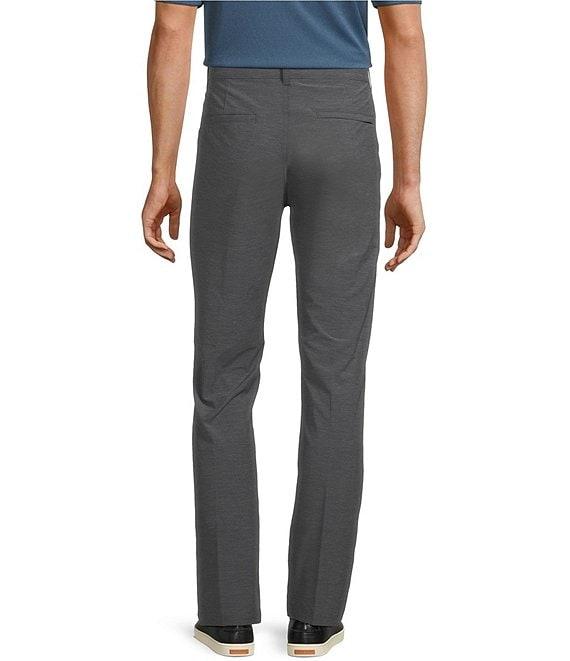 Roundtree & Yorke Performance Andrew Fit Flat Front Solid Texture Pants Product Image