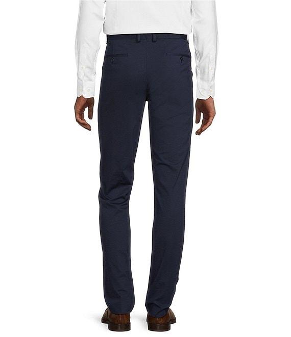 Murano Wardrobe Essentials Alex Slim-Fit Knit Flat-Front Suit Separates Dress Pants Product Image