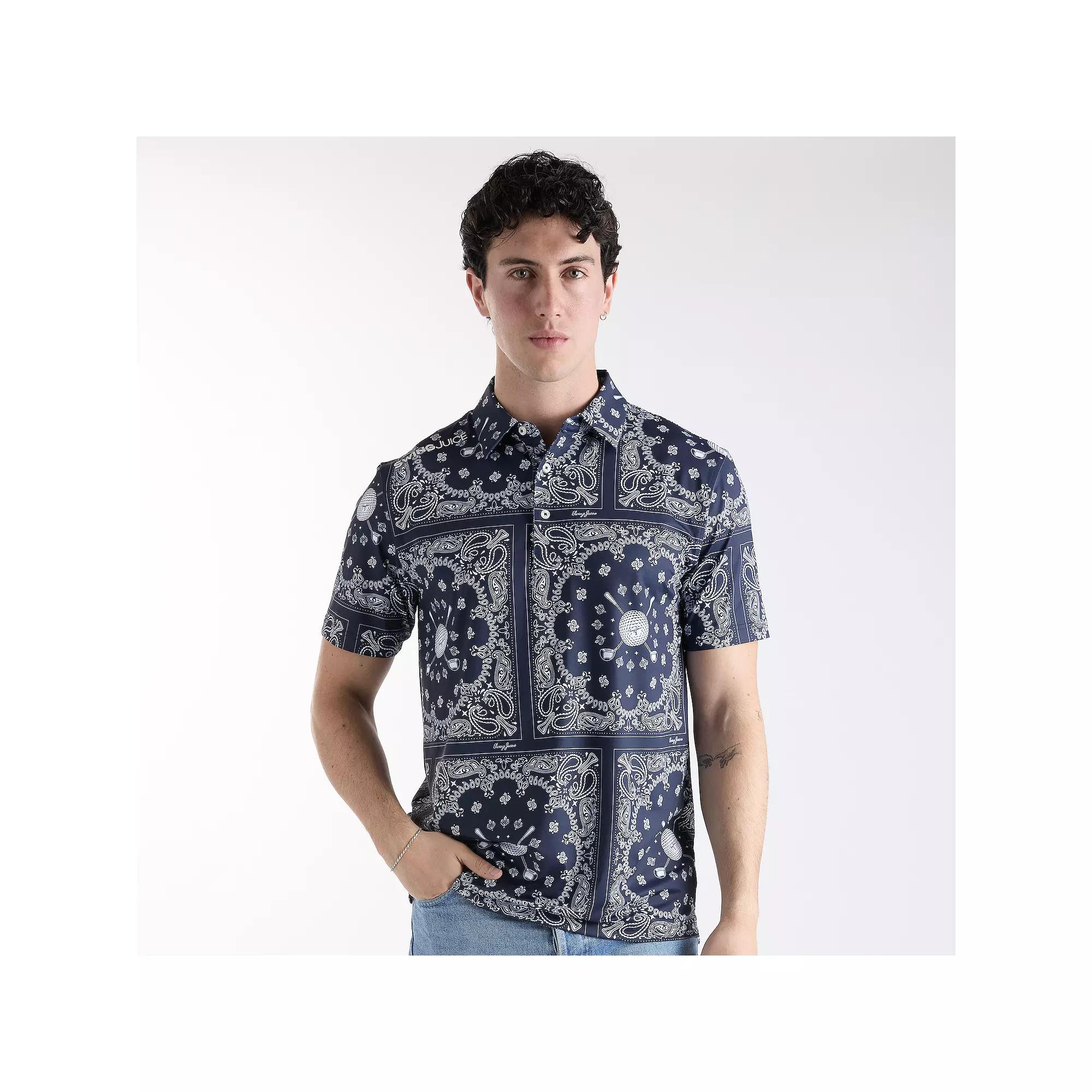 Men's SwingJuice Golf Bandana Polo,  Product Image