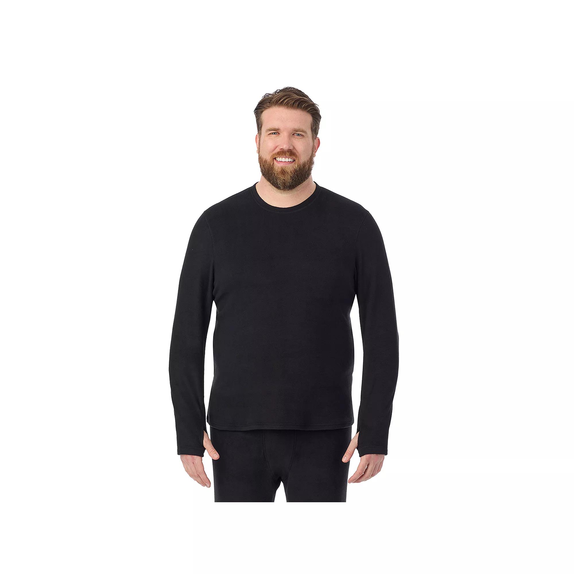 Big & Tall Cuddl Duds® Heavyweight Fleecewear Performance Base Layer Crew Top, Men's,  Product Image