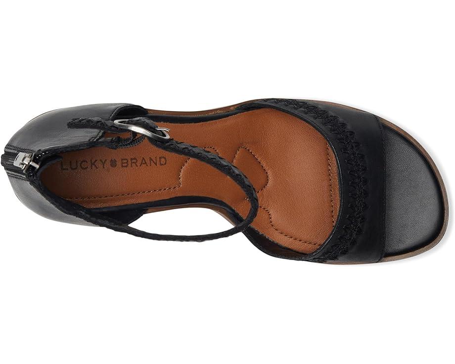 Dinzin Double Band Heeled Sandals Product Image