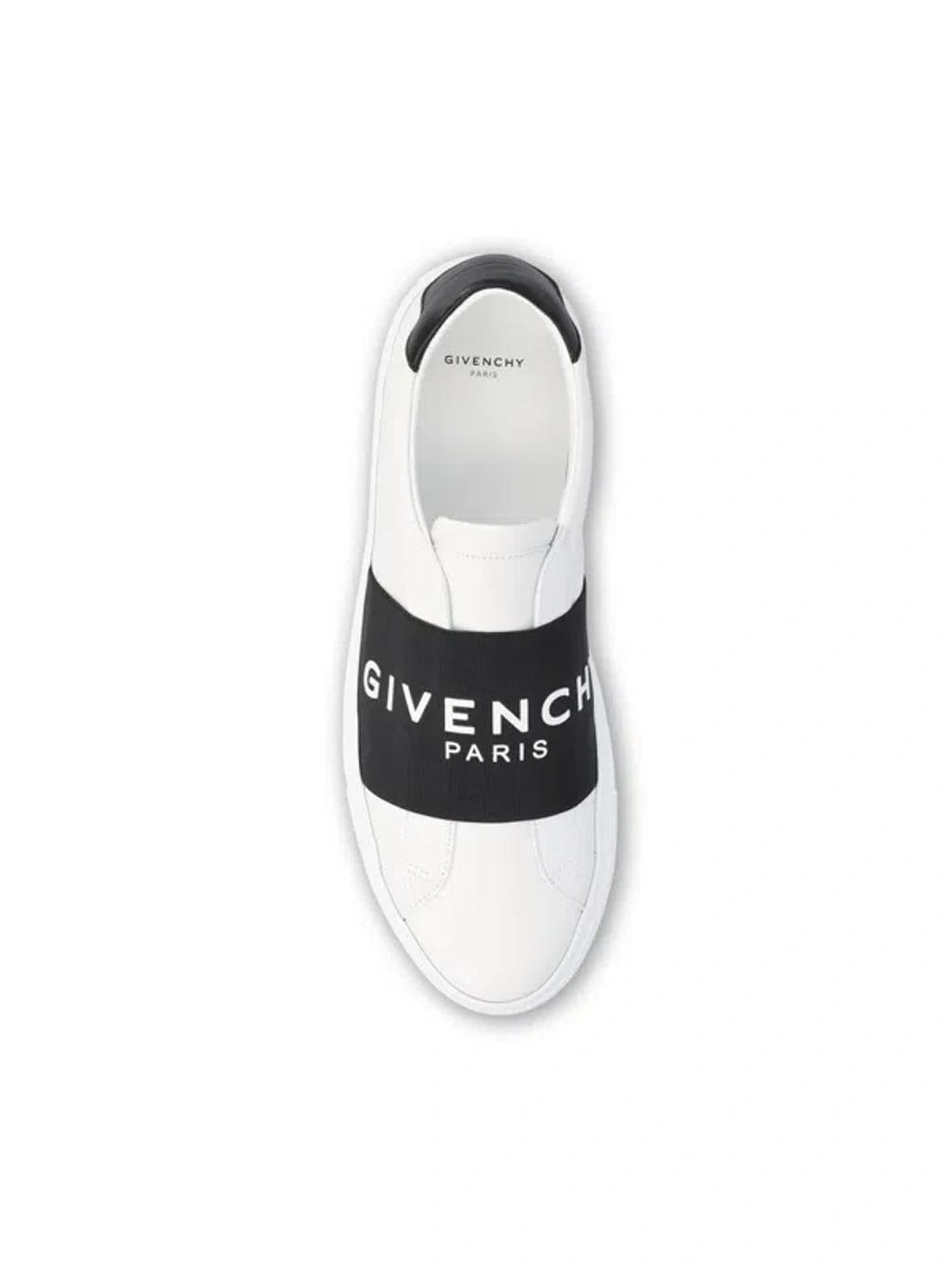 GIVENCHY Urban Street Sneakers In Leather With Elastic Band In Multi Product Image
