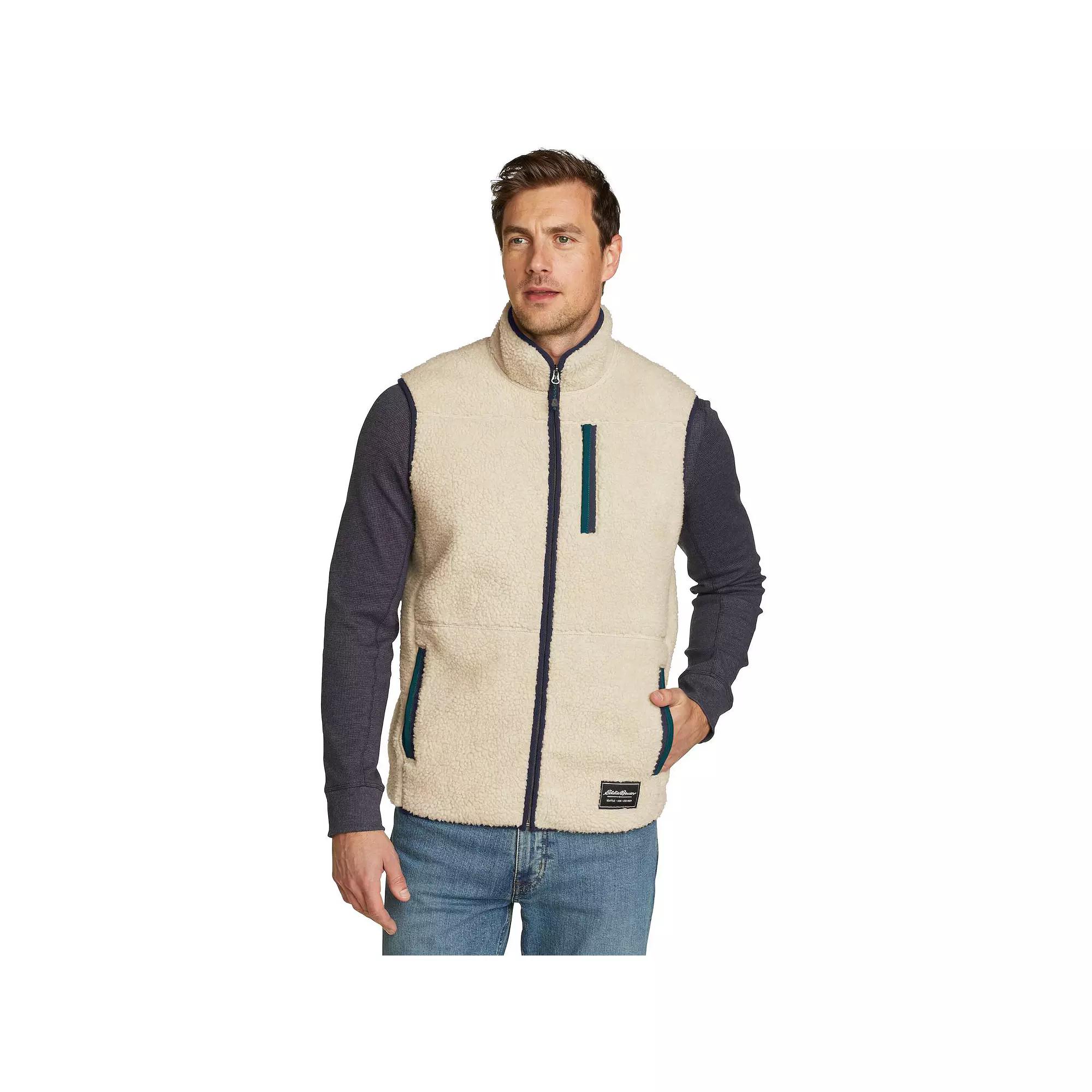 Men's Eddie Bauer Chilali Faux Shearling Fleece Vest,  Product Image