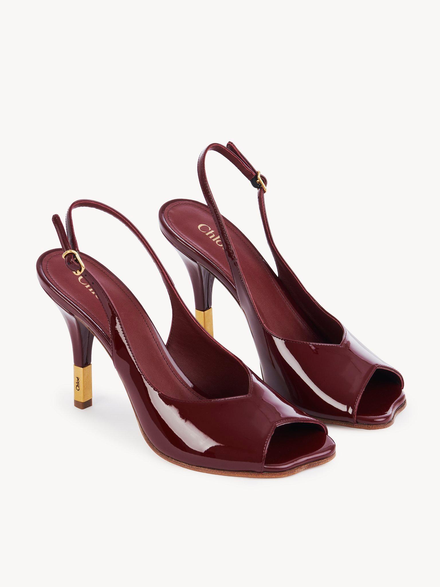 Heeled Flower Sandal Product Image