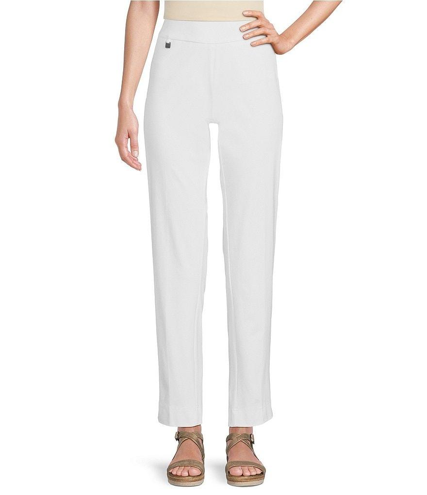 Slimsation® by Multiples Relaxed Tapered Leg Tummy Control Pull-On Ankle Pants Product Image