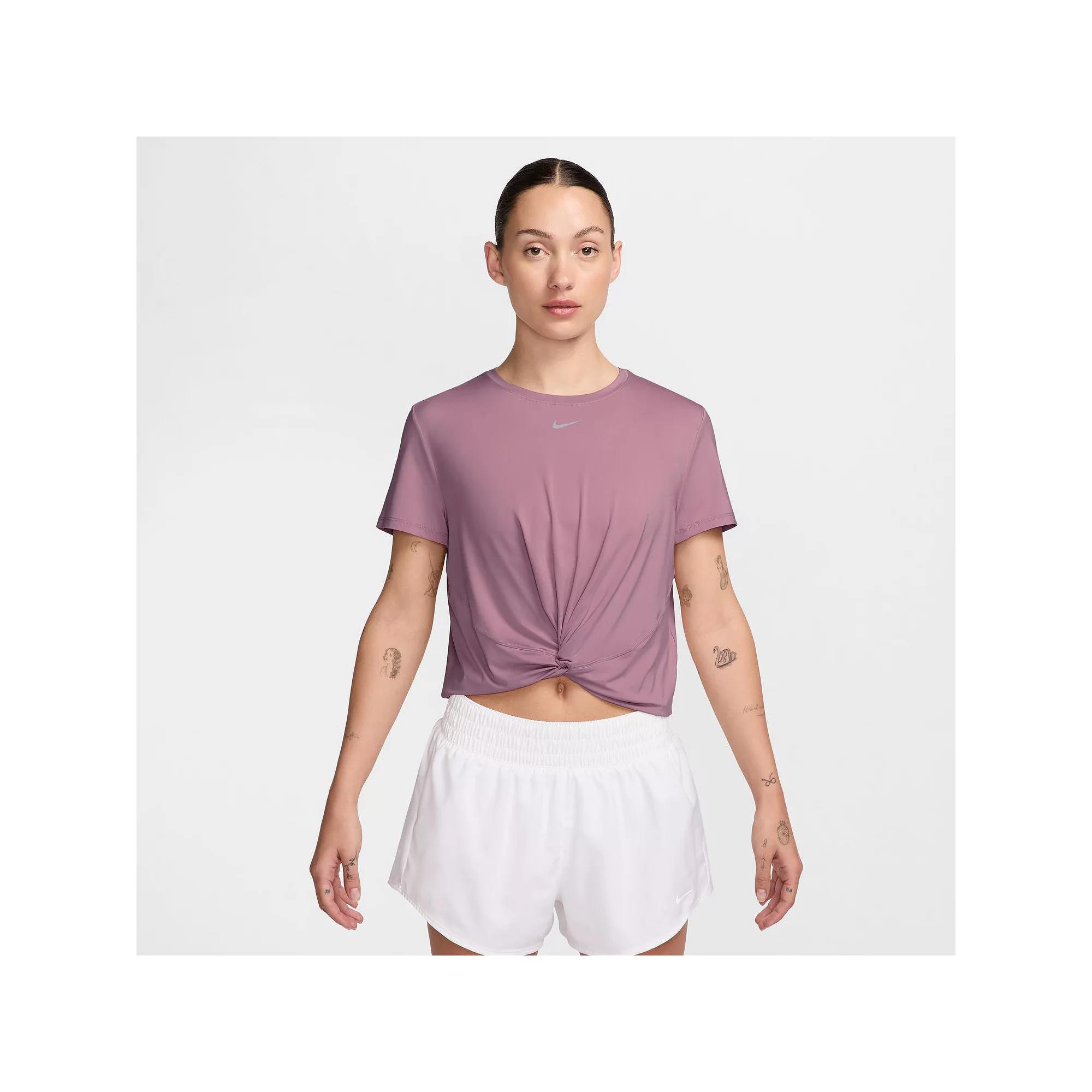 Women's Nike Classic Twist Top, Size: Large, Elemental Pink Product Image